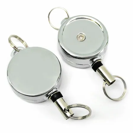 Silver Reel Keychain Silver Reel Keychain - Imprint Now - UK