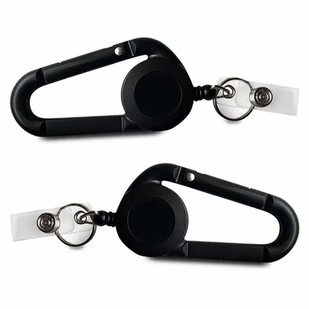 Carabiner Clip Badge Reel Keychain Carabiner Clip Badge Reel Keychain - Imprint Now - UK