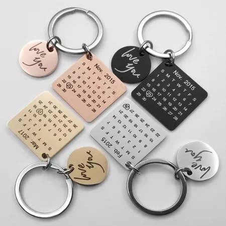 Charming Metal Keychain Charming Metal Keychain - Imprint Now - UK