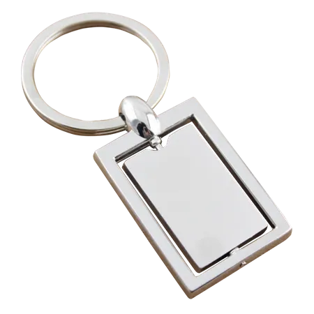 Spinning Square Metal Keychain Spinning Square Metal Keychain - Imprint Now - UK