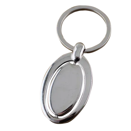 Spinning Oval Metal Keychain Spinning Oval Metal Keychain - Imprint Now - UK