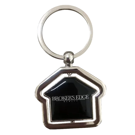 Spinning House Metal Keychain Spinning House Metal Keychain - Imprint Now - UK