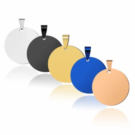 Full Colour Circle Metal Keychain Full Colour Circle Metal Keychain - Imprint Now - UK