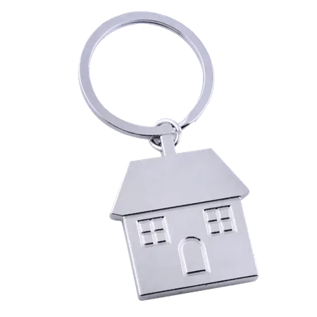 Happy Home Metal Keychain Happy Home Metal Keychain - Imprint Now - UK