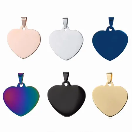 Full Colour Heart Metal Keychain Full Colour Heart Metal Keychain - Imprint Now - UK