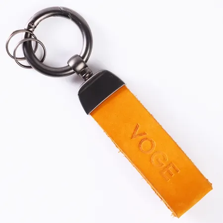 Leather Tag Keychain Leather Tag Keychain - Imprint Now - UK