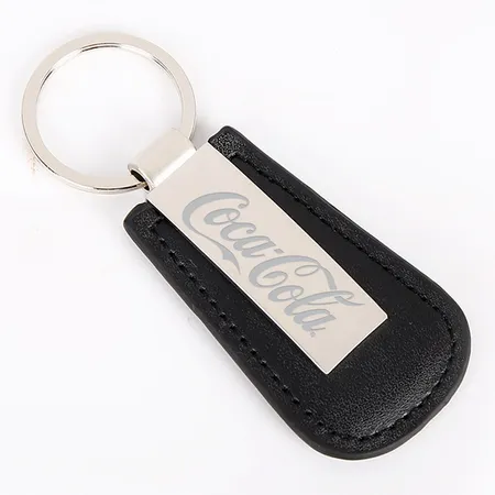 Superior Metal & Leather Keychain Superior Metal & Leather Keychain - Imprint Now - UK