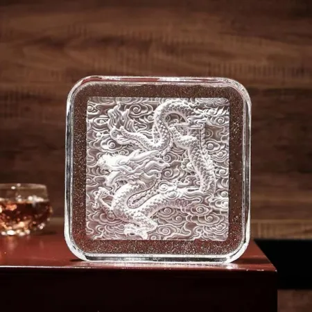 Customised Crystal Carving Coaster - Imprint Now - UK