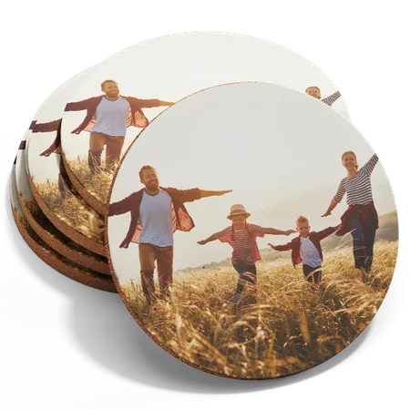 Custom Photo Fiberboard Coasters - Imprint Now - UK