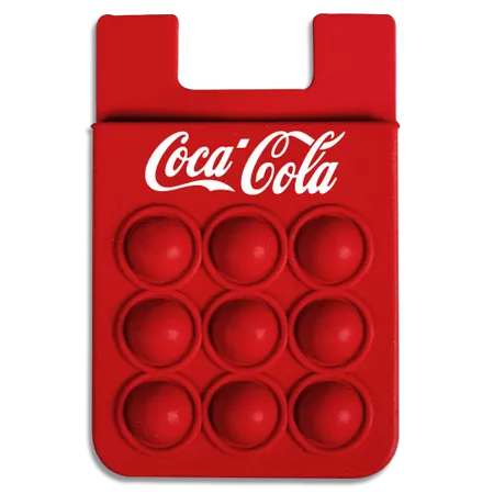 Silicone Push Pop-up Phone Wallet - Imprint Now - UK