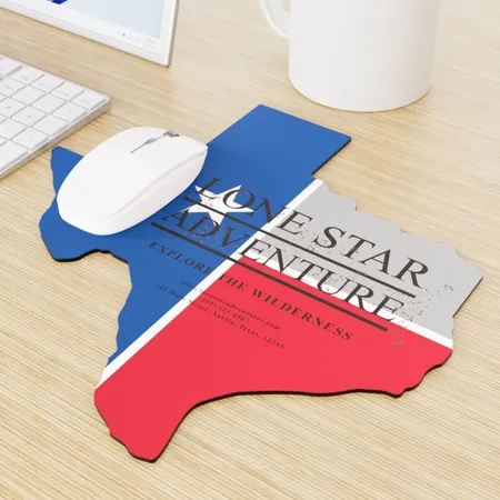 Custom Shape Die Cut Mouse Pad Custom Shape Die Cut Mouse Pad - Imprint Now - UK