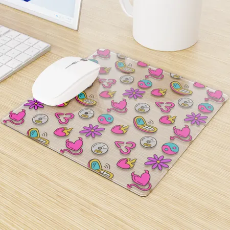 Custom Acrylic Transparent Mouse Pad Custom Acrylic Transparent Mouse Pad - Imprint Now - UK