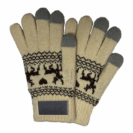 Reindeer Winter Cotton Gloves - Imprint Now - UK