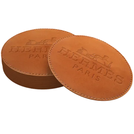 Leather Coasters - Imprint Now - UK