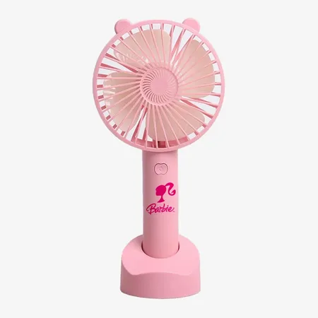 Mini Desk Fan with Cell Phone Holder and Lightup Messages - Imprint Now - UK