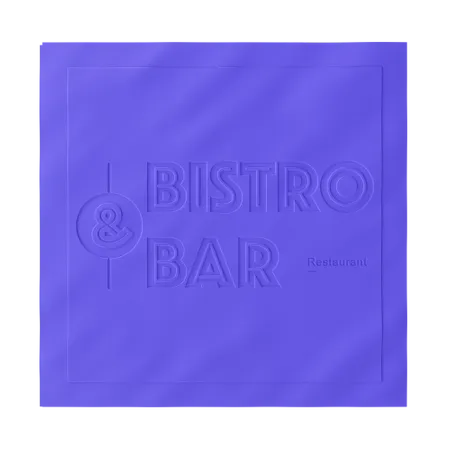 Custom Debossed Beverage Napkin - Imprint Now - UK