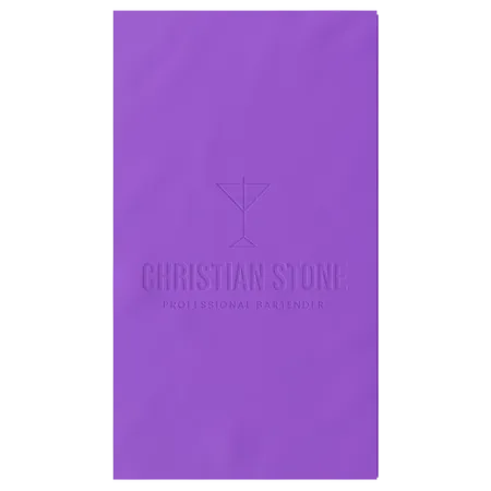 Custom Debossed Guest Towel Napkin - Imprint Now - UK