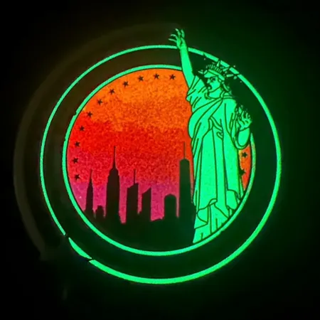 Glow In The Dark Badge Glow In The Dark Badge - Imprint Now - UK