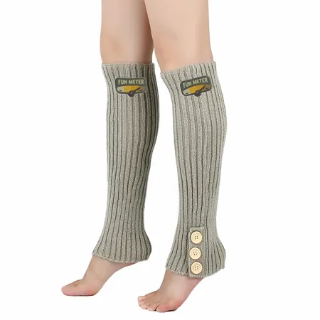 Button Trace Leg Warmer - Imprint Now - UK