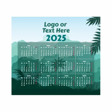 Nature Mouse Pad with Calendar - Imprint Now - UK