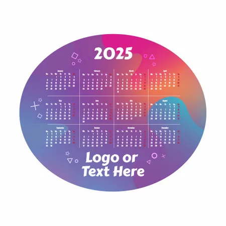 Colorful Gradient Calendar Mouse Pad - Imprint Now - UK