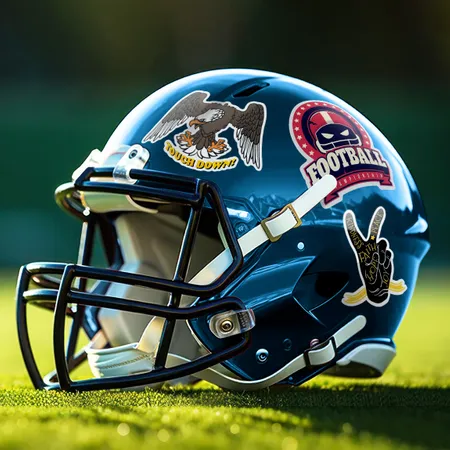Football Helmet Stickers Football Helmet Stickers - Imprint Now - UK