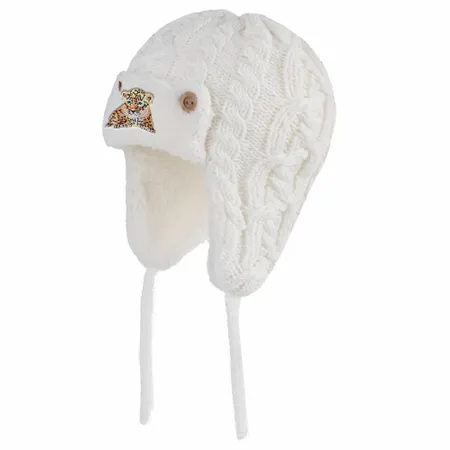 Cosy Cotton Kid Beanies with Earflaps - Imprint Now - UK