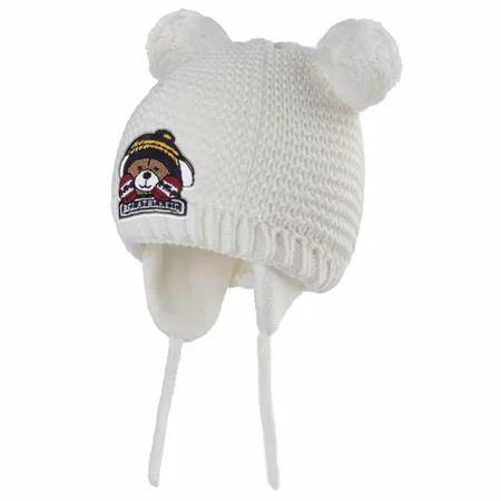 Mouse Ears Cotton Kid Beanies with Earflaps - Imprint Now - UK