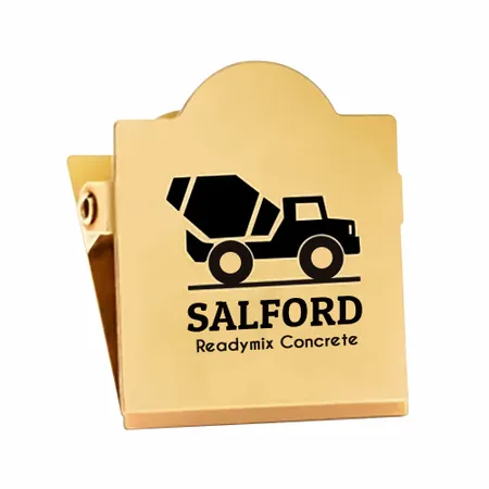 Brass Binder Clips - Imprint Now - UK