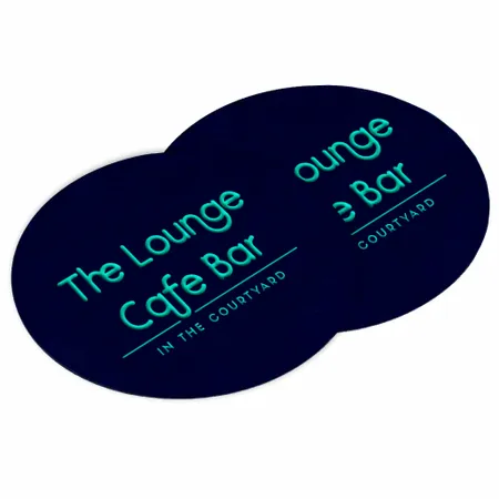 Cotton & Linen Embroidered Coasters - Imprint Now - UK