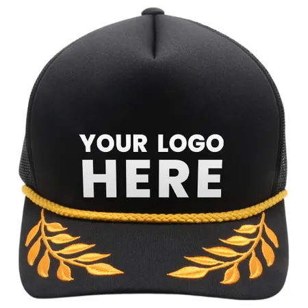 Pitbull Cambridge PB306 5 Panel Sponge Trucker Hat Bay Gold Leaf Foam Cap Pitbull Cambridge PB306 5 Panel Sponge Trucker Hat Bay Gold Leaf Foam Cap - Imprint Now - UK