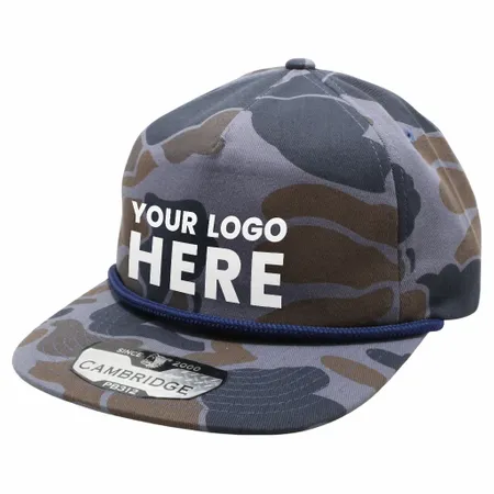 Pit Bull PB312 Old School Camo Unstructured Rope Hat - Imprint Now - UK