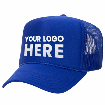 Otto 5-Panel High Crown Foam Trucker Hats, Mesh Back Cap - 39-165 - Imprint Now - UK