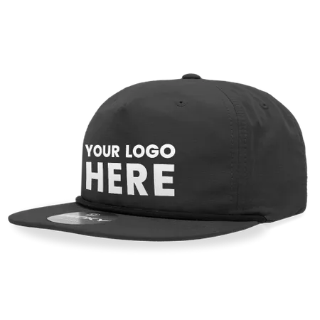 Decky 6032 - Classic Rope Cap, 5 Panel Flat Bill Hat, Snapback - Imprint Now - UK