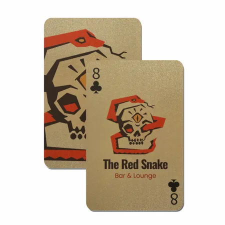 Gold Glitter Playing Cards - Imprint Now - UK