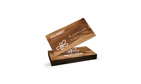 Environmentally Friendly Wooden House Card - Imprint Now - UK