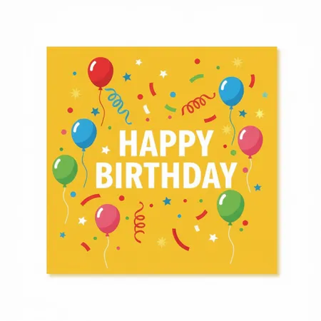 Happy Birthday Napkins - Imprint Now - UK