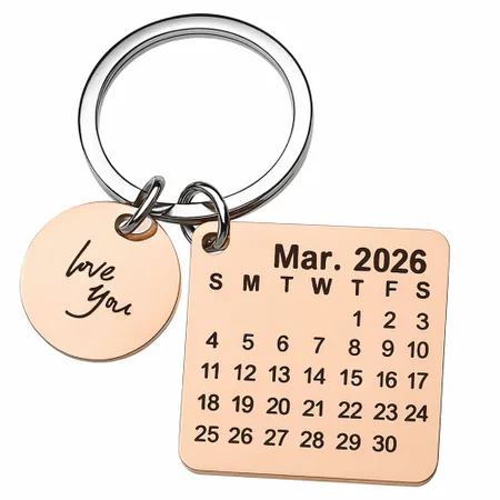 Charming Metal Keychain - Imprint Now - UK