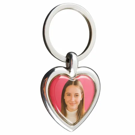 Spinning Heart Metal Keychain - Imprint Now - UK