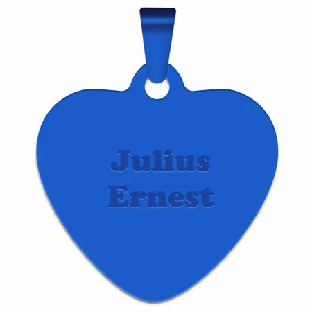 Full Colour Heart Metal Keychain - Imprint Now - UK