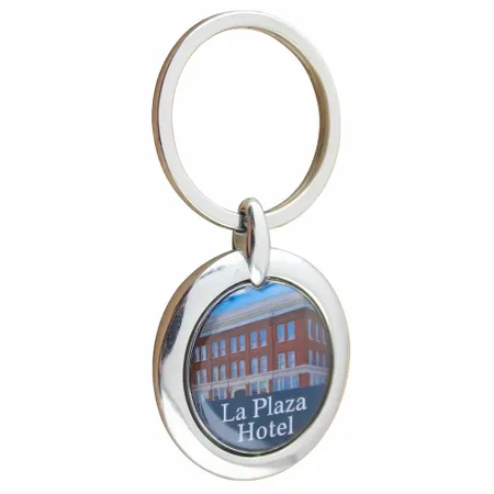 Spinning Circle Metal Keychain - Imprint Now - UK