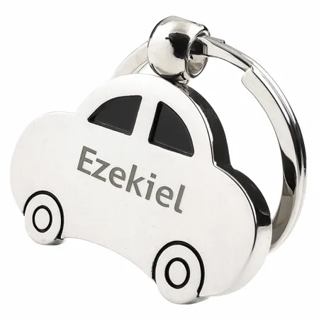 Car Shaped Metal Keychain - Imprint Now - UK