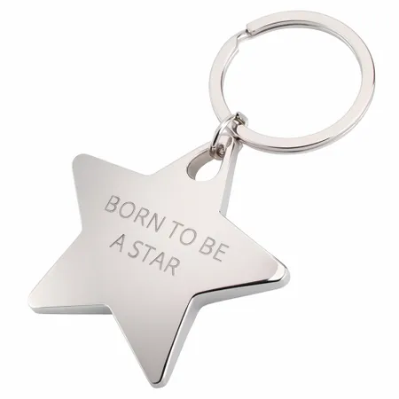 Dazzling Star Metal Keychain - Imprint Now - UK