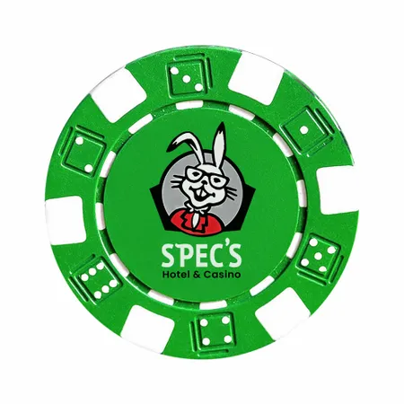 6 Stripe Custom Poker Chips - Imprint Now - UK