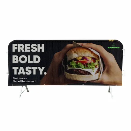 Crowd Barrier Covers - Imprint Now - UK