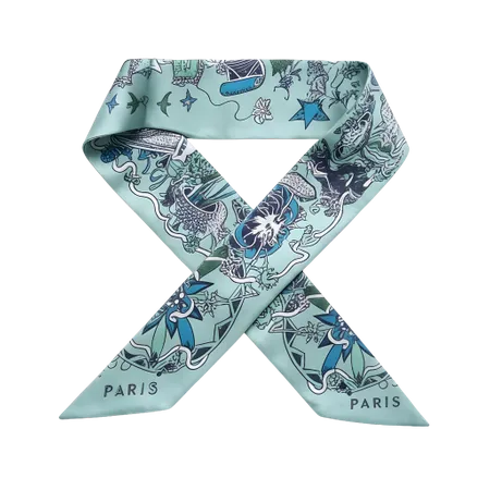 Silk Hair Tie Scarf - Imprint Now - UK