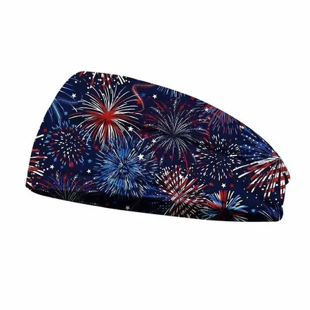 Yoga Exercise Elastic Widened Knotted Headband - Imprint Now - UK