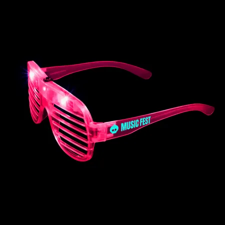 Light-Up LED Slotted Glasses - Imprint Now - UK
