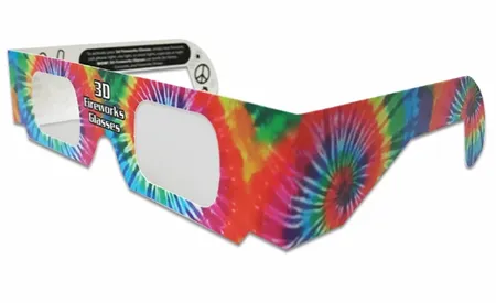 Paper 3D Fireworks Glasses - Imprint Now - UK
