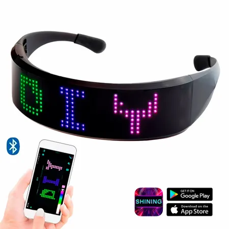 LED Light Up Glasses with Bluetooth - Imprint Now - UK